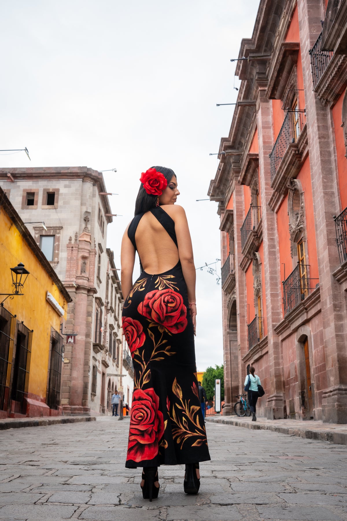 Vestido  Quetzali Rosas
