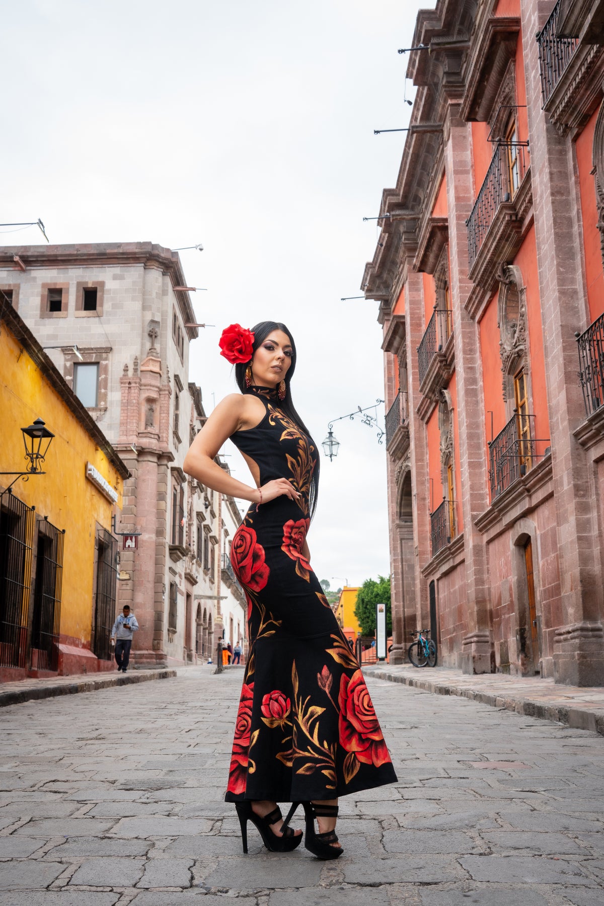 Vestido  Quetzali Rosas