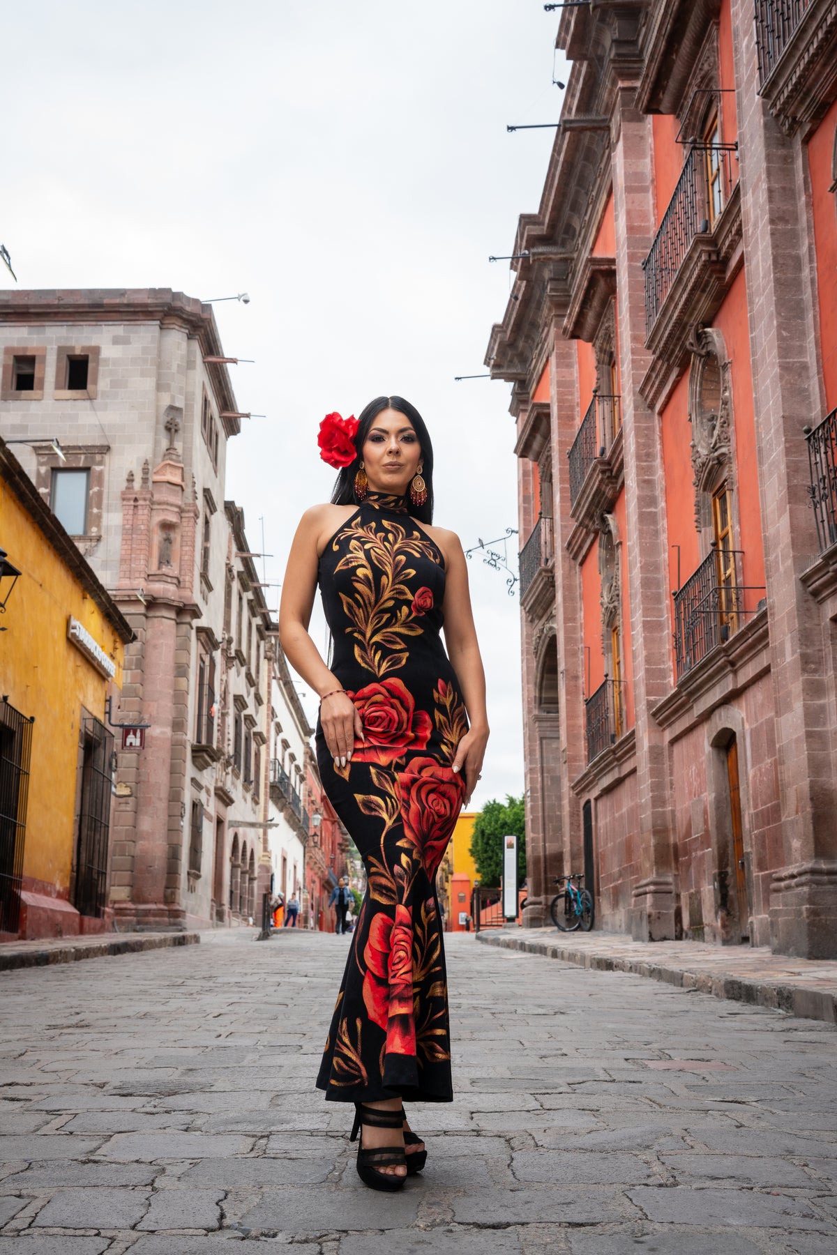 Vestido  Quetzali Rosas