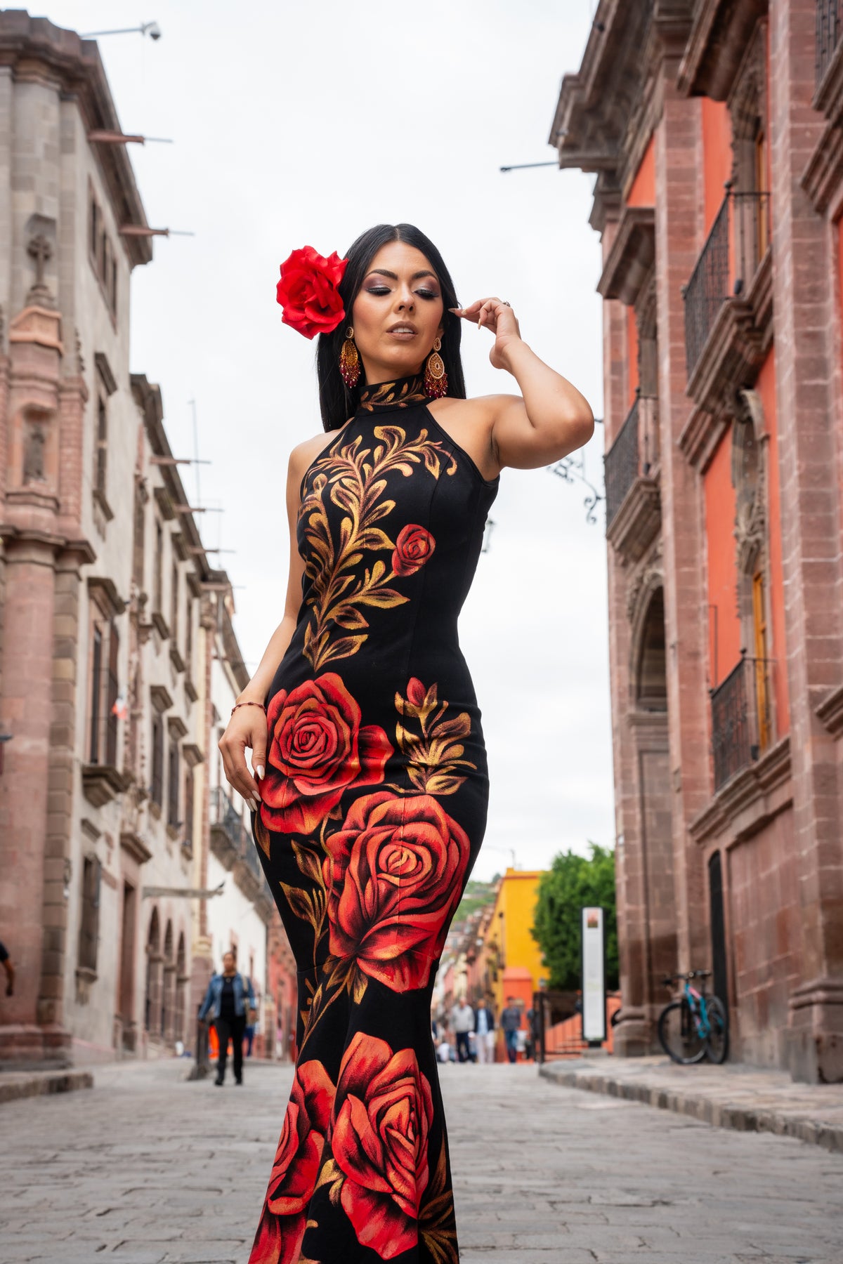 Vestido  Quetzali Rosas