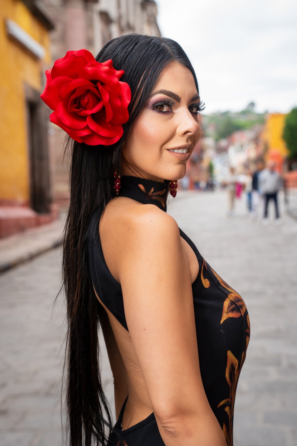Vestido  Quetzali Rosas