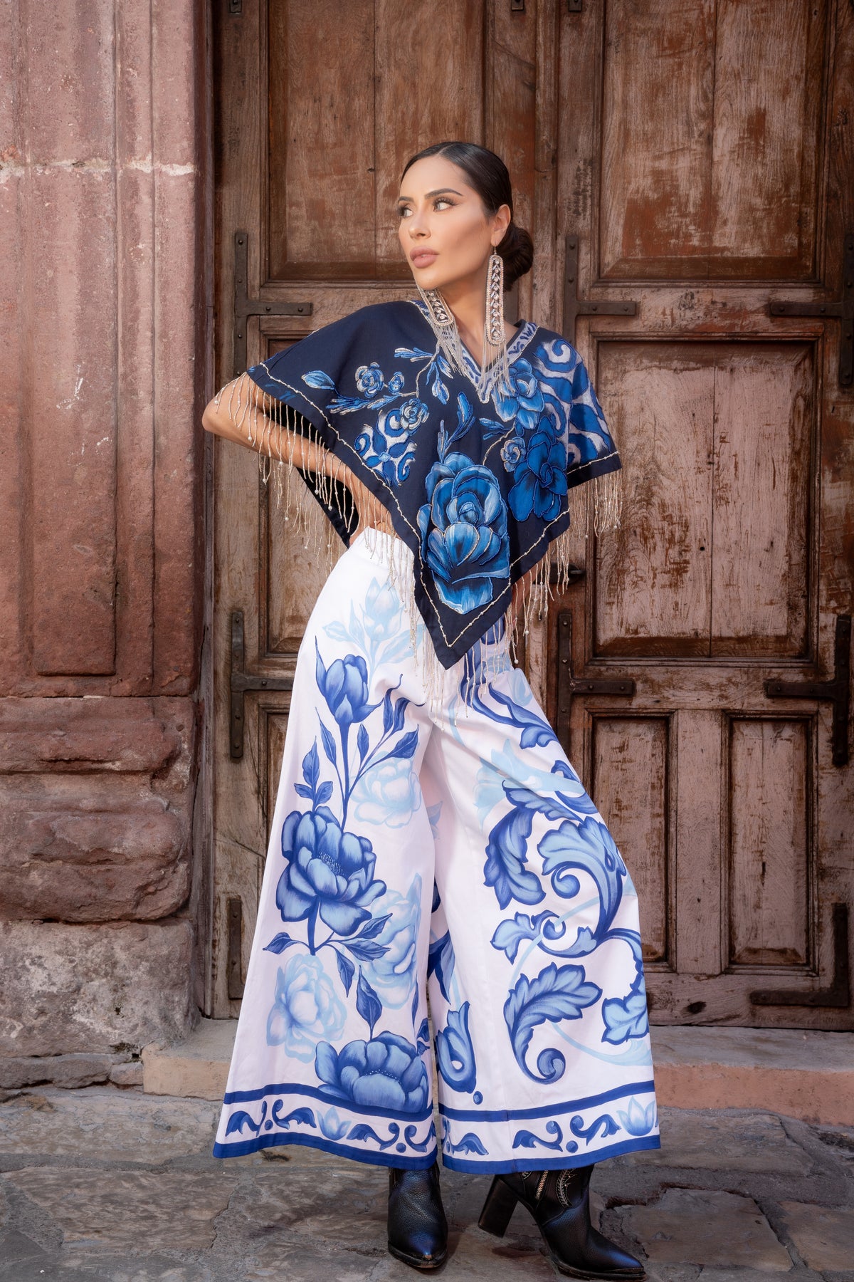 Quetzquemetl talavera azul
