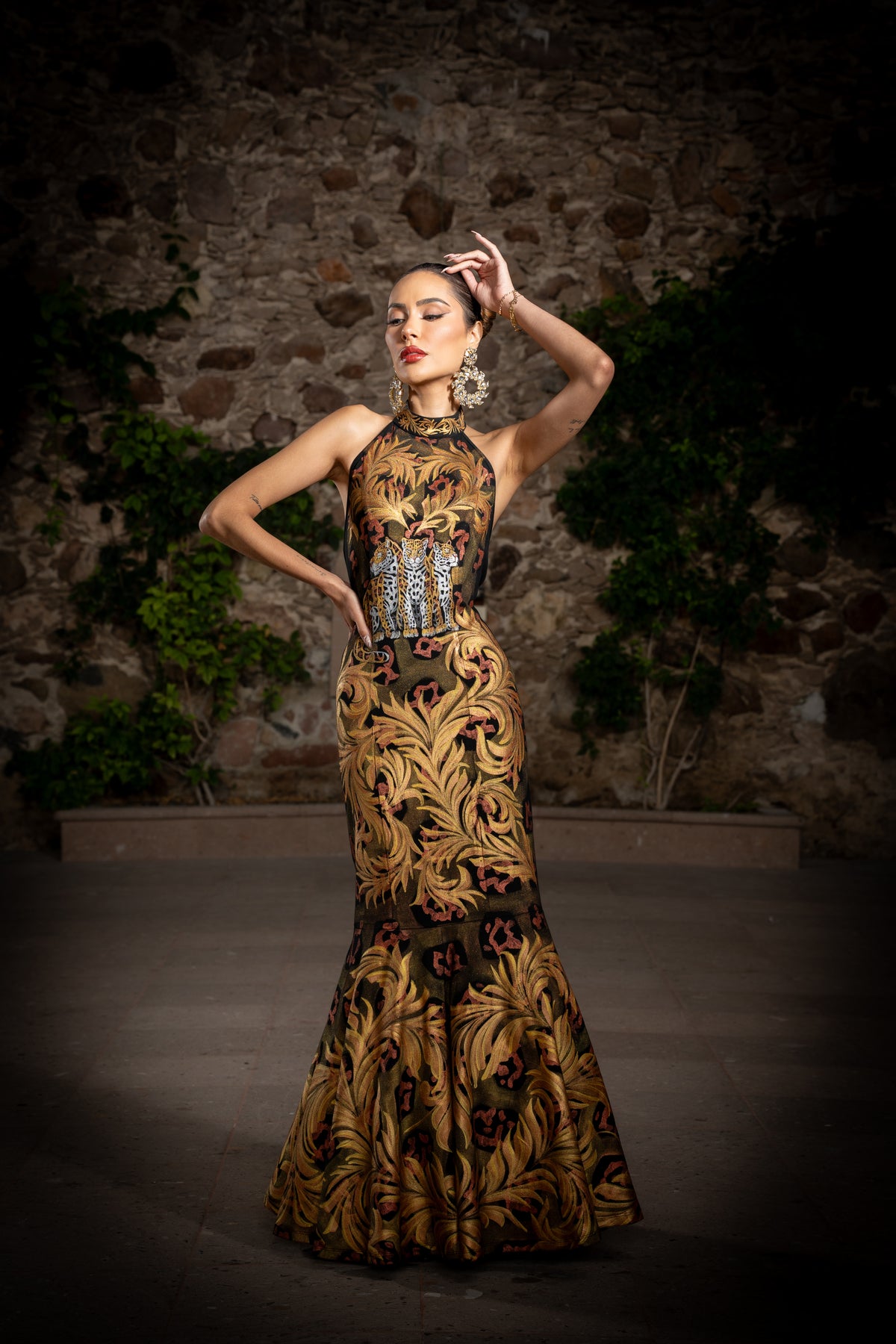 Vestido dios jaguar