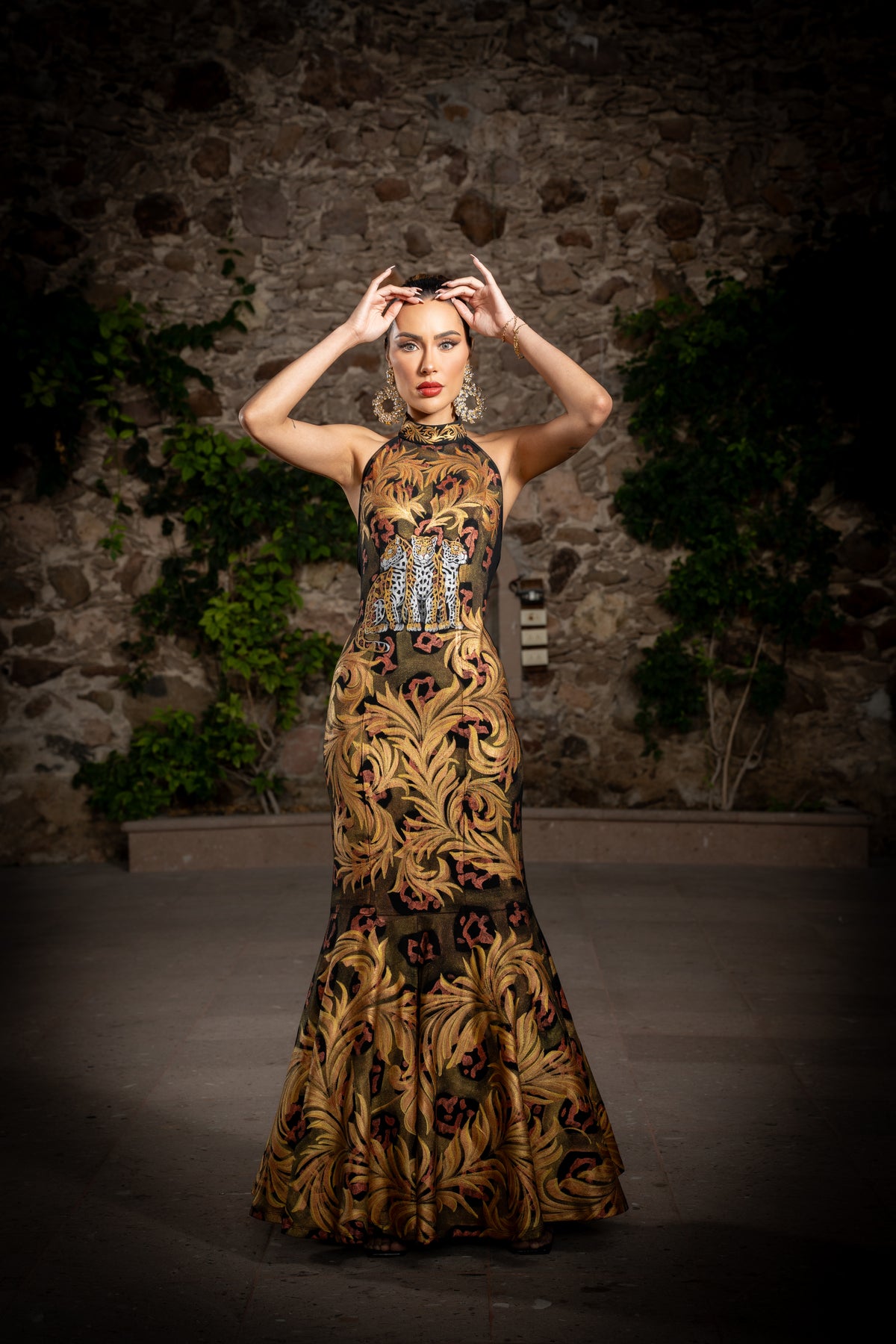 Vestido dios jaguar