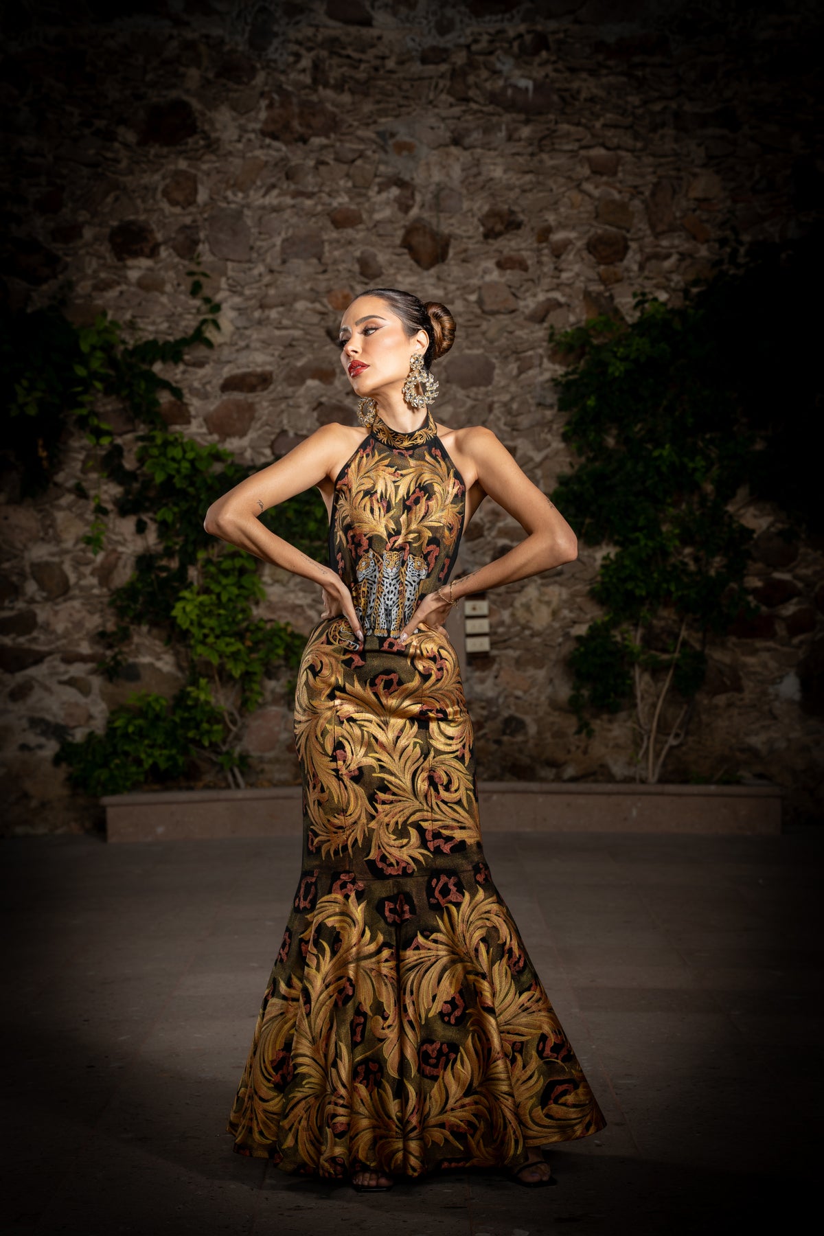 Vestido dios jaguar