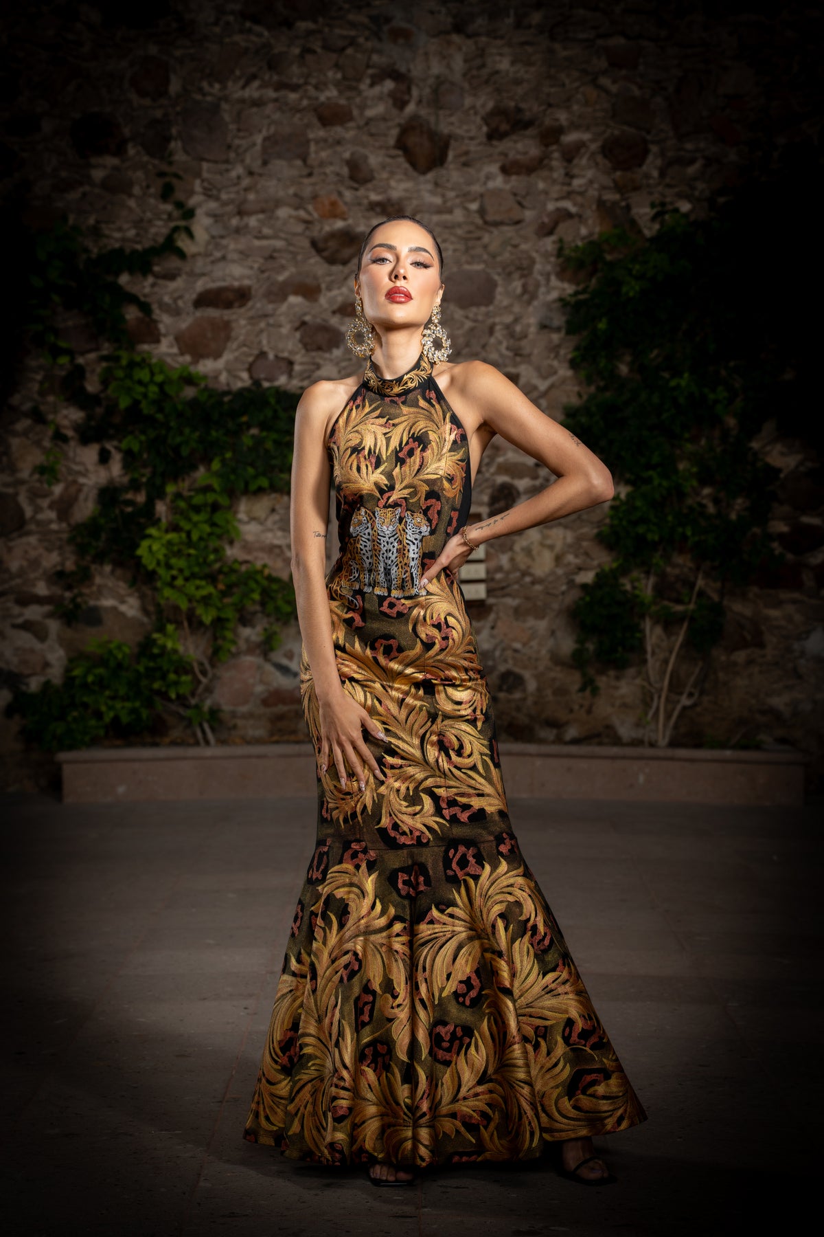 Vestido dios jaguar