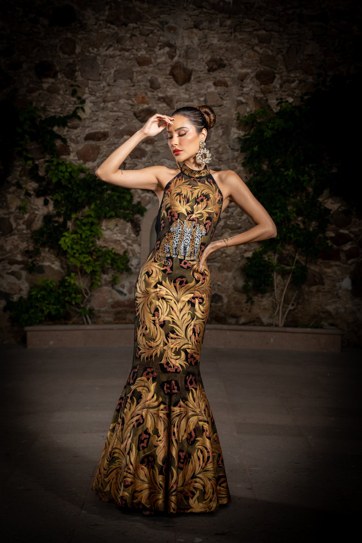 Vestido dios jaguar
