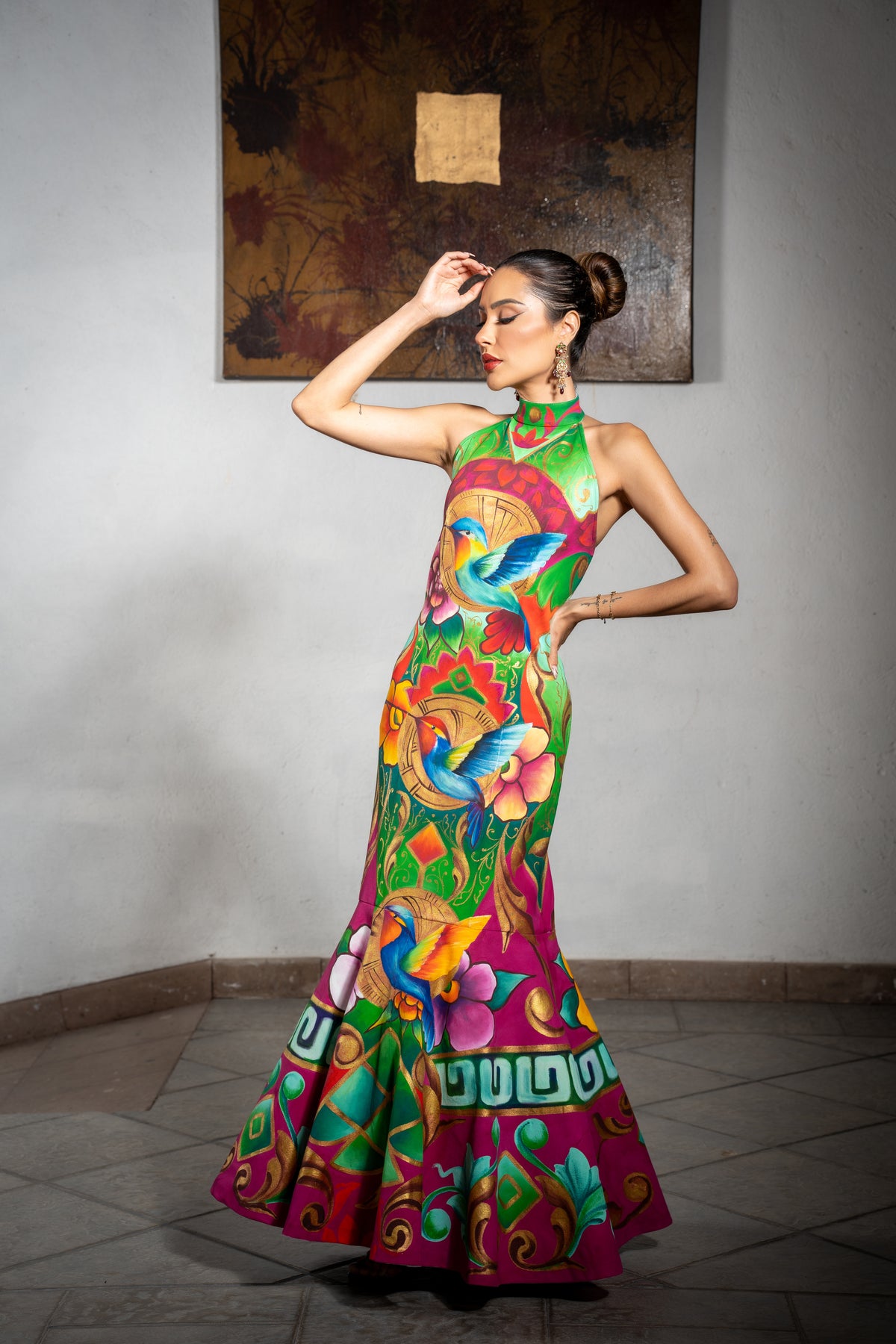 Vestido flor poderosa