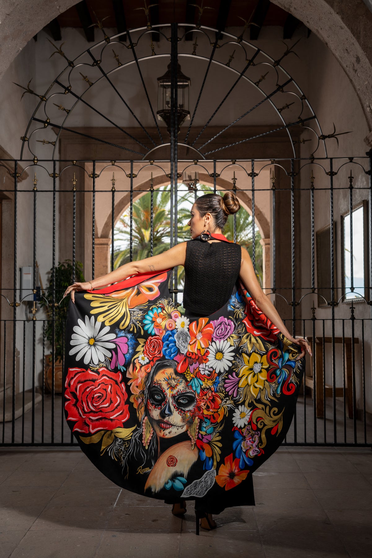 Capa sin espalda Catrina