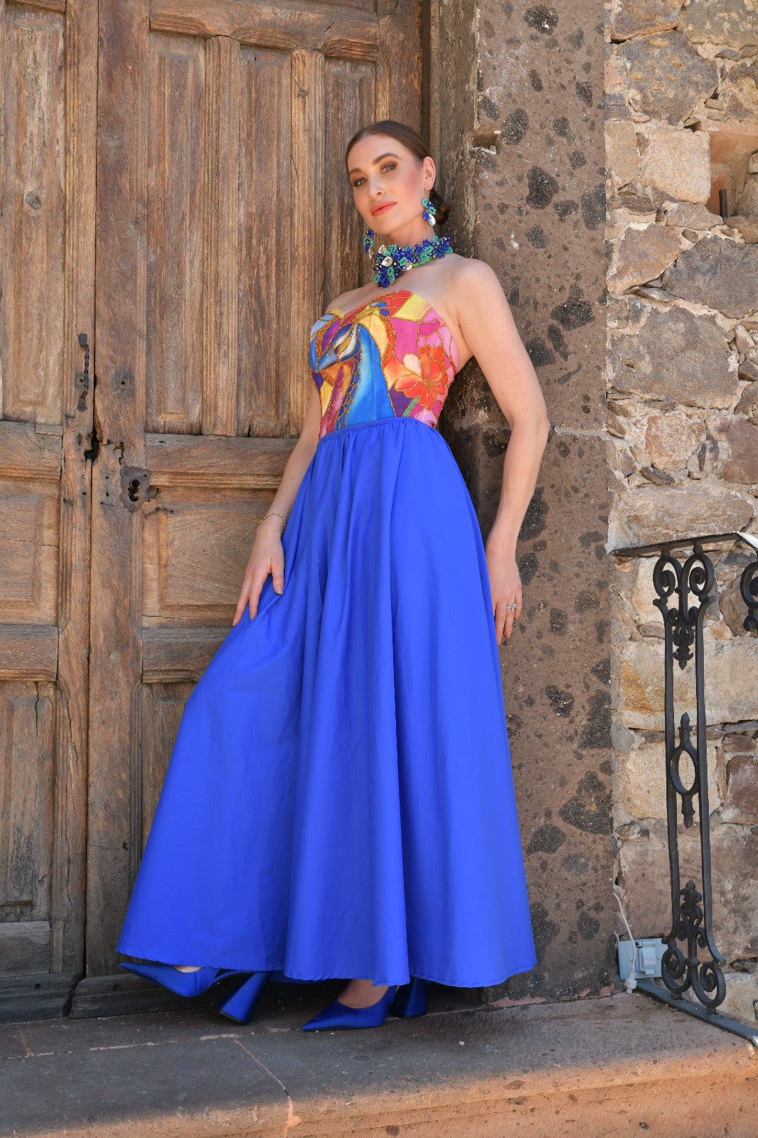 Falda Xareni Azul